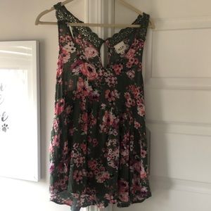 Floral Bohemian Tank Small